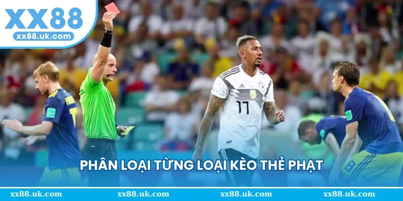 Phân loại từng loại kèo thẻ phạt